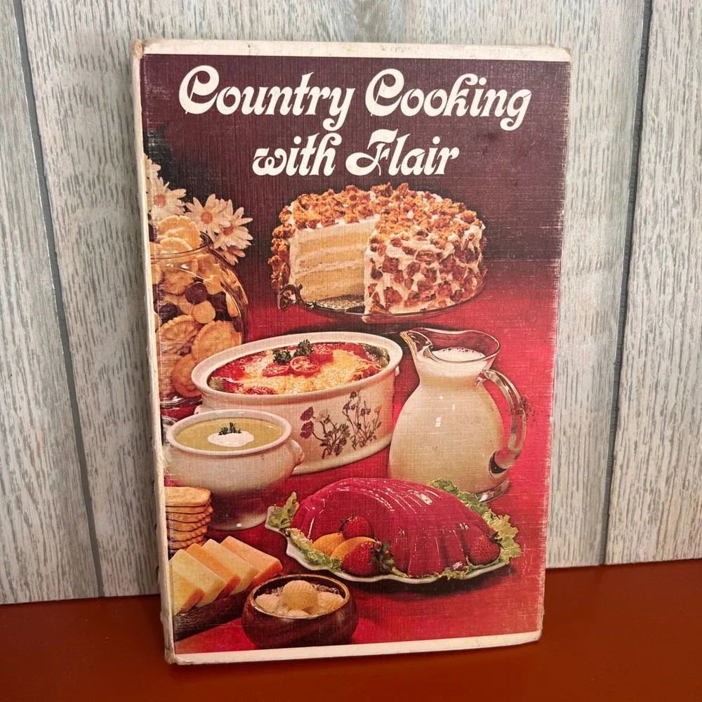Country Cooking with Flair‎ 1975 Vintage Cookbook California Milk Advisory Board